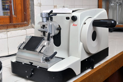 Leica R2125 microtome.